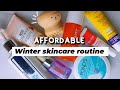 Affordable winter skincare routine🥶❄️| Skincare on budget