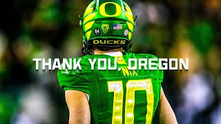 Thank You, Oregon | Bo Nix