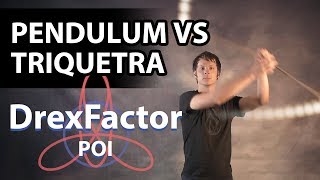 How to do Pendulum vs Triquetra Hybrids for Poi: 1-minute tutorial