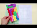 diy cute gaming book part 1 easy paper gaming book 5 paper games in a book