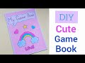 DIY Cute Gaming Book Part-1 | Easy Paper Gaming Book | 5 Paper Games in a book