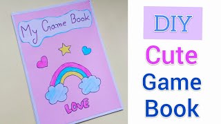 DIY Cute Gaming Book Part-1 | Easy Paper Gaming Book | 5 Paper Games in a book