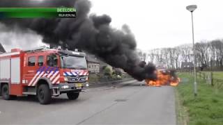 TVEllef: Autobrand op Krietheuvel in Beesel