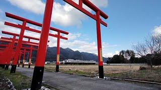 一畑電車5000系5010＋5110編成　出雲大社号臨時列車③