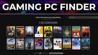 The Gaming PC Finder by Newegg