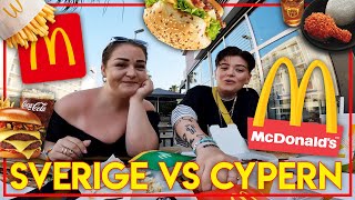 SVERIGE VS CYPERN | TESTAR ALLT UDDA PÅ MACDONALDS!