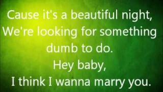 Bruno Mars Marry You Lyrics