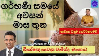 ගර්භණී සමයේ අවසාන මාස තුන