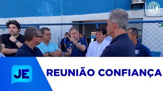 Diretoria do Confiança recebe visita do governador Fábio Mitidieri e de ex-presidente do Flamengo