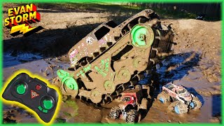 Exploring The Brand New Grave Digger Trax Monster RC Truck
