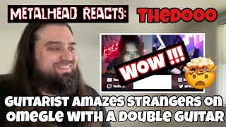 TheDooo - Guitarist AMAZES Strangers on Omegle With A DOUBLE GUITAR #thedoooreaction #thedooo