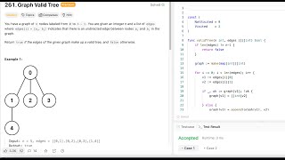LeetCode: 261. Graph Valid Tree (Golang & Java)