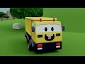 crashed plane excavator dump truck bulldozer crane rescue and rebuild the new dam toy city