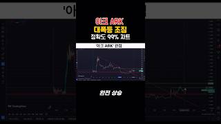 아크 ARK, 알트코인 불장에 돋보일 코인, 조정 끝? 대폭등의 역사를 쓸 것인가. #shorts #알트코인 #아크코인 #아크 #비트코인