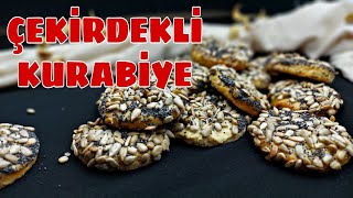 ÇEKİRDEKLİ KURABİYE | Çekirdekli Pratik Enfes Tuzlu  Sirkeli Kurabiye Tarifi Yapımı Nasıl Yapılır