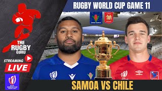 SAMOA VS CHILE LIVE RUGBY WORLD CUP 2023 COMMENTARY