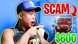 I GOT SCAMMED ON THIS $600 BASKETBALL PACK OPENING! (NOT CLICKBAIT)