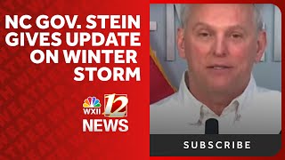 NC Gov. Stein gives update on winter storm impacts