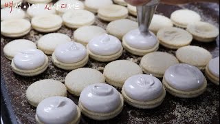 기모브(마쉬멜로우) 마카롱(+이탈리안 머랭):Macaron Guimauve|얌튜브 YUMTUBE