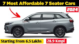 7 Most Affordable 7 Seater Cars In India 2024 | 7 Seater Cars In India