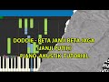 Doddie - Beta Janji Beta Jaga (Janji Putih) - Piano Akustik Tutorial