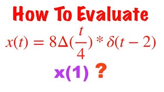 Signals and systems solved problems on impulse convolution with triangular function || Convolution
