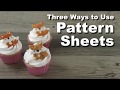 Pattern Sheets Three Ways