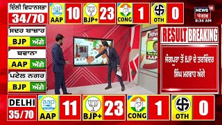 Delhi Elections Result 2025 Live Update | ਦਿੱਲੀ ਦੀਆਂ 70 ਸੀਟਾਂ ‘ਤੇ ਸਭ ਤੋਂ ਪਹਿਲਾ ਨਤੀਜੇ Live | BJP |AAP