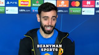 ‘I was slapping Maguire's head & saying finally you score with that BIG HEAD!!’ | Bruno Fernandes 😂