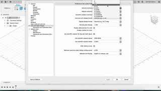 Fusion 360  Part 1 (Setting Preferences)