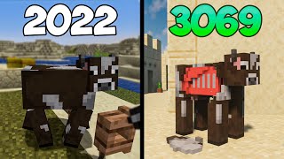 minecraft physics in 2022 vs 3069 - compilation