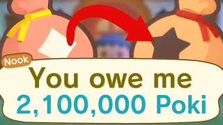 Paying my Debt with POKI!! (Animal Crossing New Horizons)