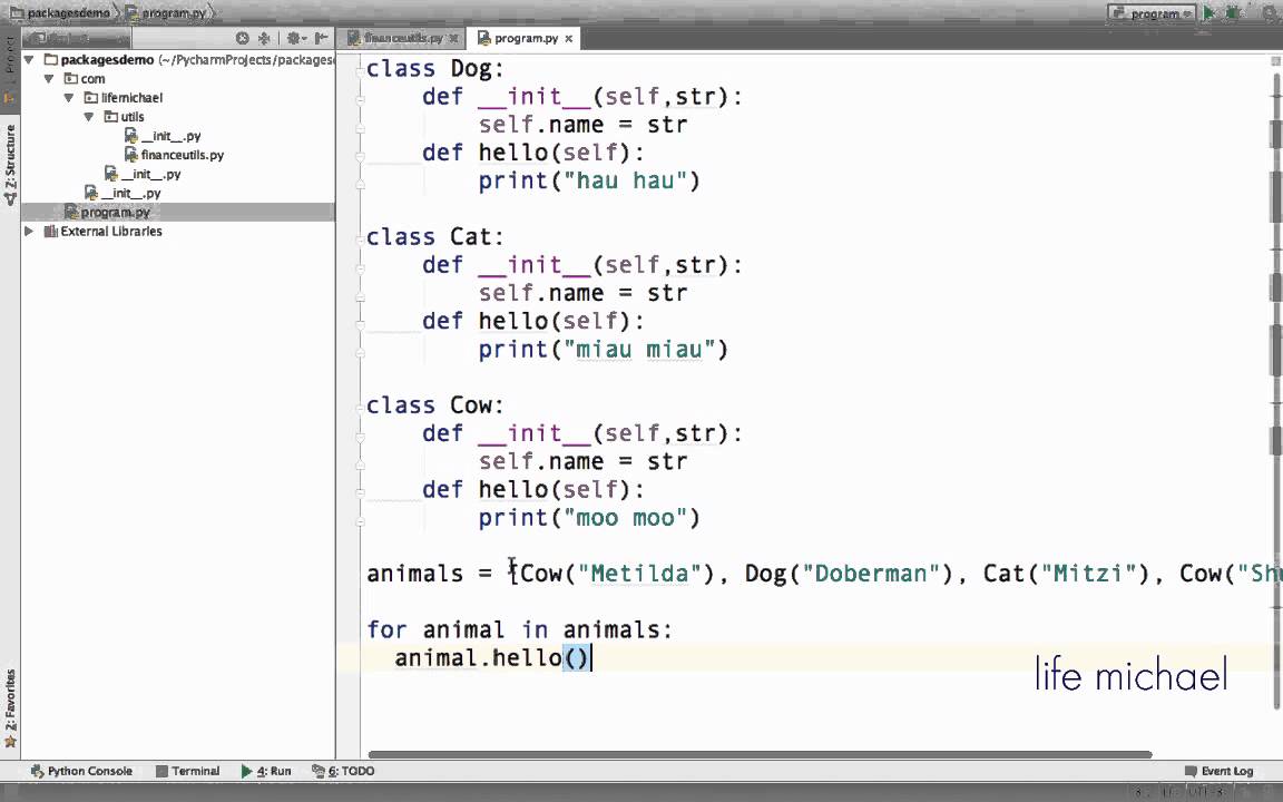 Polymorphism In Python Youtube