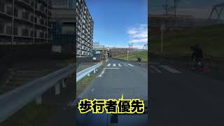 【歩行者優先】横断歩道を渡ろうとしている歩行者がいたら素直に渡らせてあげましょう【チャンネル主の本性が現れてアンチが騒ぎ出す】shorts