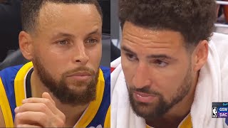 Stephen Curry In Disbelief After Klay Thompson 0 Points & Warriors Eliminated! W