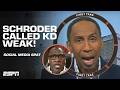 Dennis Schroder called Kevin Durant WEAK 👀 Stephen A. & Shannon Sharpe SOUND OFF 🗣️ | First Take