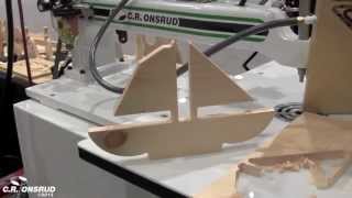 Sail boat Cutout Routed on 750SS Inverted Router by C.R. Onsrud