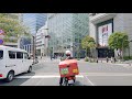 driving in central tokyo 2021 kyobashi to shinbashi chuo city to minato city asmr drive japan