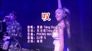 黄龄 Tăng Duy Tân《叹 （DJ野马版）》 KTV 导唱字幕 （备有伴奏视频）