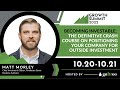 Matt Morley | Becoming Investable | Growth Summit 2022