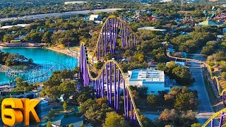 Steel Eel 6K EPIC Drone Footage At SeaWorld San Antonio, TX