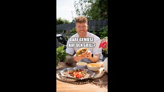 Gehört nur Gemüse auf den Grill? 🤔 #vegetarisch #lecker #grillen #döner