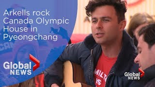 Arkells rock Canada Olympic House in Pyeongchang