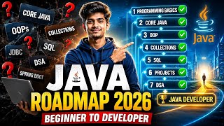 🚀 Java Roadmap for Beginners 2026 | Complete Java Learning Path in Telugu