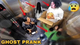 Scary Ghost Prank In Lift - Gone Wrong || MOUZ PRANK