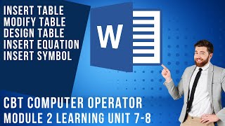 INSERT SYMBOL | INSERT EQUATION | INSERT WORD ART | INSERT TABLE,MODIFY TABLE,ADD VALUES IN A TABLE