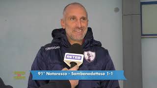 Notaresco - Sambenedettese 1-1, Maurizio Lauro - Allenatore Sambenedettese