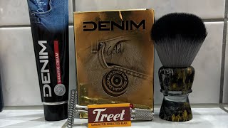 Pazar günün klasik tıraşı - Razorock Sloc Tıraş aleti - Denim tıraş kremi ve After Shave - Yaqi