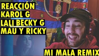 Mau y Ricky, Karol G - Mi Mala (Remix) ft. Becky G, Leslie Grace, Lali