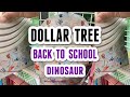 Dollar Tree Back to School Supplies - Dinosaur Theme #shorts